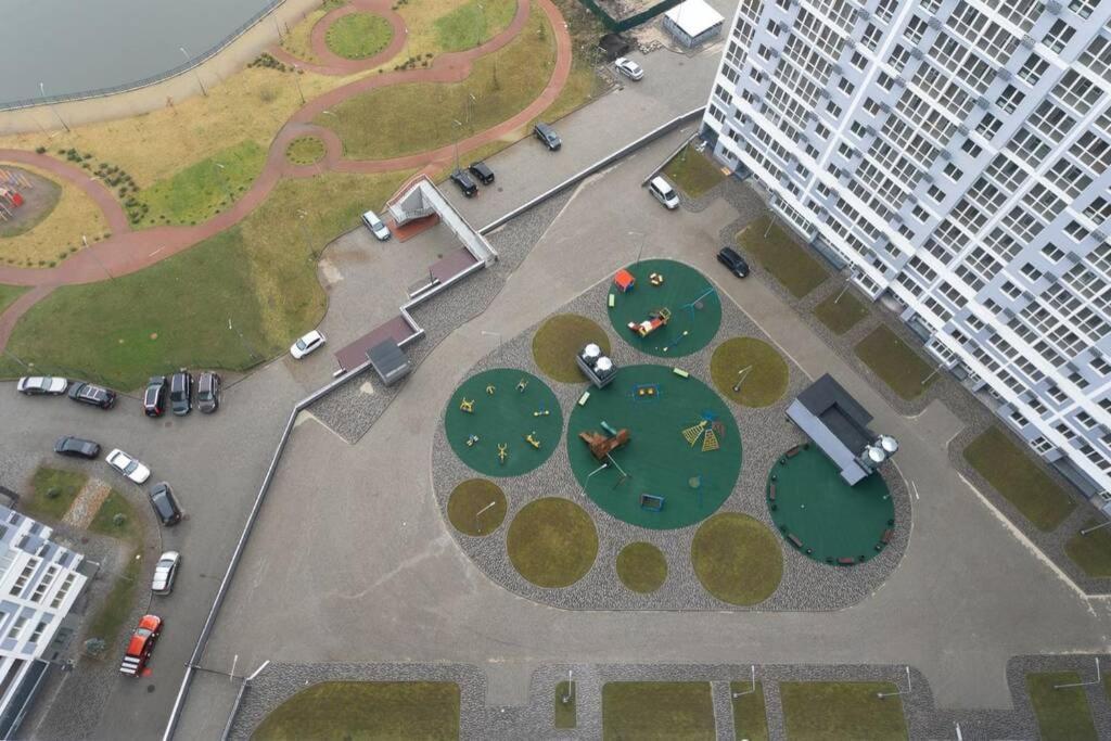 Современные Апартаменты Метро Харьковская Генератор В Доме Kiev Eksteriør bilde
